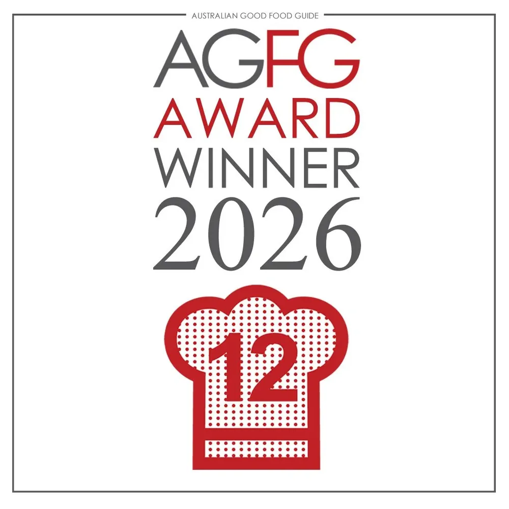 AGFG Chef Hat Award 2026 — Eddy + Wolff, Robina Gold Coast — 7 consecutive Chef Hats since 2020